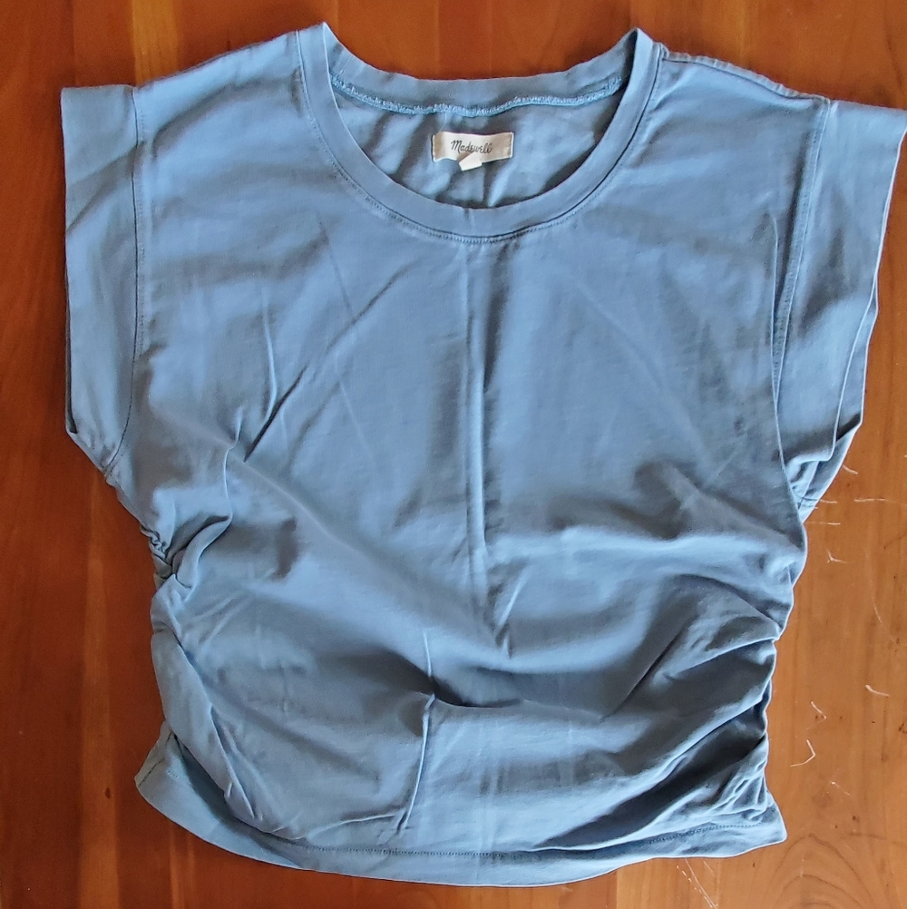 Madewell Cute cropped Sleeveless T-shirt Size Medium